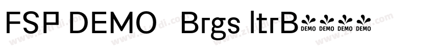 FSP DEMO   Brgs ltrB字体转换